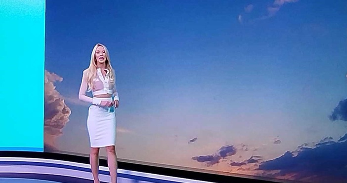 Синоптичката на БТВ Натали Трифонова прогнозира хубаво време в следващите