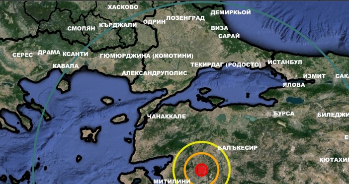 Земетресение с магнитуд 5 разтърси тази нощ Западна Турция сочат