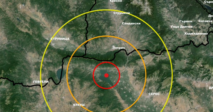 Земетресение е регистрирано в 22 45 часа преди 1 юли