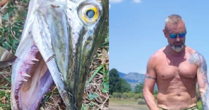 65 сантиметрова щука гигант улови Калин Вельов Бившият музикант на Ку