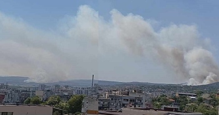 Отвсякъде се виждат пожари алармират варненци Затварят АМ Хемус в посока