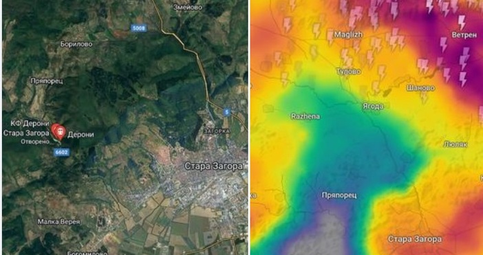 Синоптиците от Метео Балканс пуснаха любопитна карта от метеорологичните процеси