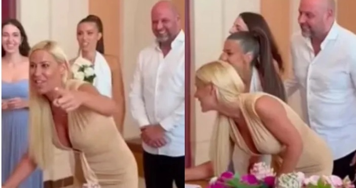 Младоженци поканиха за кума на сватбата беше бившата съпруга на младоженеца