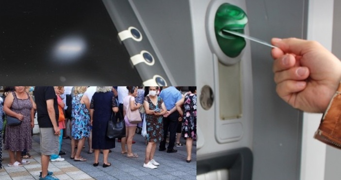 Опашки се извиха рано тази сутрин пред банки банкомати и