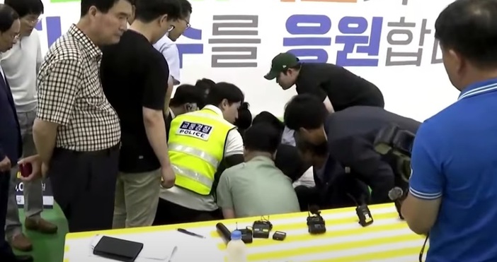 Южнокорейската състезателка по стрелба пистолет Ким Йе джи беше откарана днес в