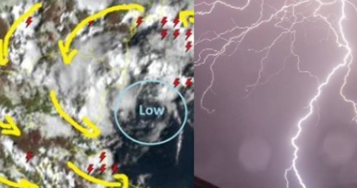 В почти цяла България има бури в момента Метео Балканс следят