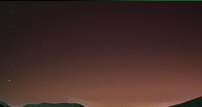 В части от България вече се вижда Северното сияние съобщи