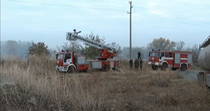 Има арестуван за причиняването на пожара в депото за утайки