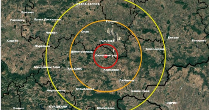 Земетресение с магнитуд 3 2 е регистрирано в района на