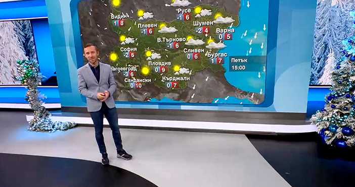 Мая Иванова Кадри Нова ТВПетък ще бъде един приветлив слънчев