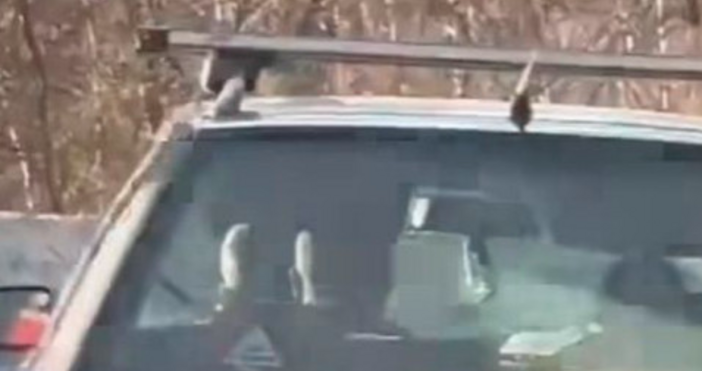 Дете шофира автомобил с пловдивска регистрация на прохода Шипка За