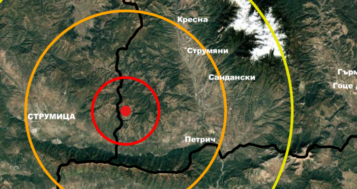 Земетресение с магнитуд 2 0 по скалата на Рихтер е