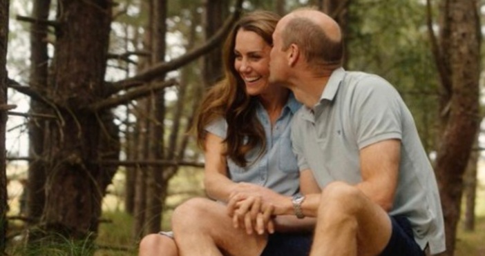 Принц Уилям и принцесата на Уелс публикуваха своя романтична снимка по