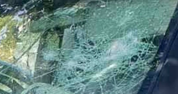 ТИР е излязъл от платното на пътя Червена вода