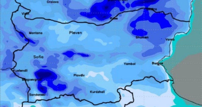 След валежите температурите ще се понижават Около 20 ти те ще паднат