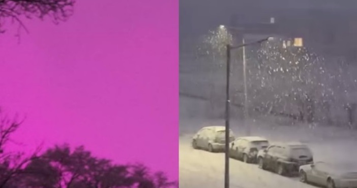 Силен снеговалеж в Пловдив тази вечер Изключително красива гледка могат да