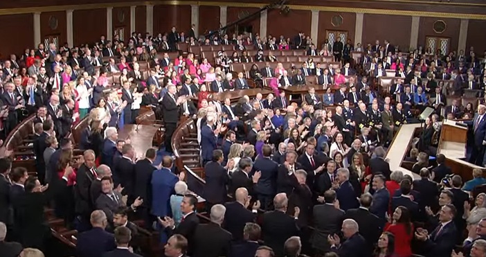 стоп кадър ЮтубПредседателят на Камарата на представителите в Конгреса на