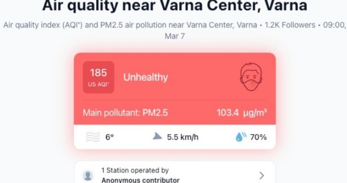 Граждани във Варна забелязаха странен мирис във въздуха Ето какво пише