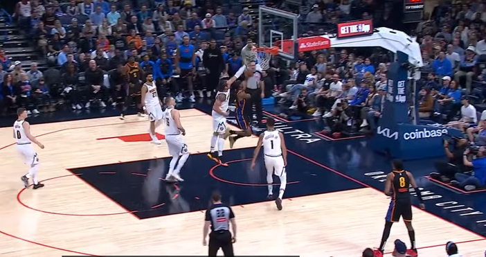 Оклахома победи със 127 103 Денвър и постигна седмия си пореден