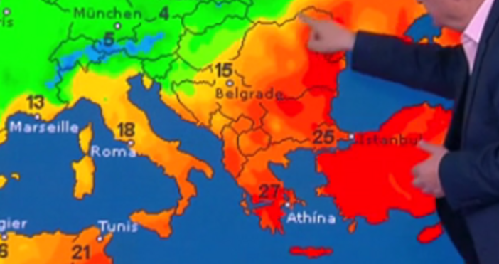 Сахарски въздух носи летни температури през уикендаТоплина и прах от Сахара ще