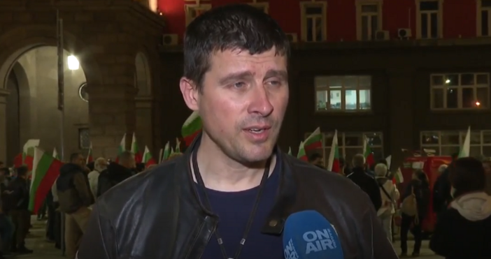 Лидерът на Величие Ивелин Михайлов участва в поредния протест на