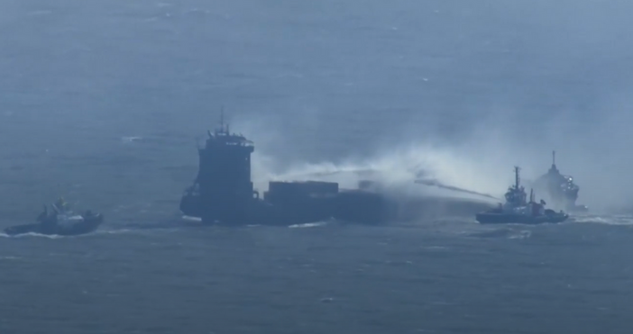 Капитанът на контейнеровозния кораб Solong задържан след сблъсък на американския