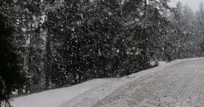 Сняг заваля в Пампорово и прохода Превала – опасност от