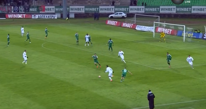 Попадението за успеха заби Квадво Дуа след почивкат Лудогорец е с