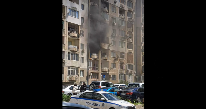 Пожар е избухнал в апартамент на ул Анастасия Железкова във