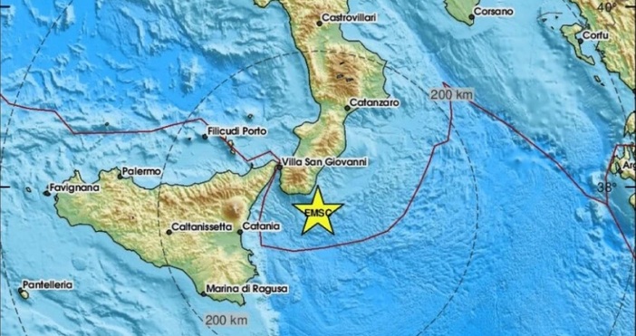 Земетресение с магнитуд 4 7 по Рихтер е регистрирано в Йонийско