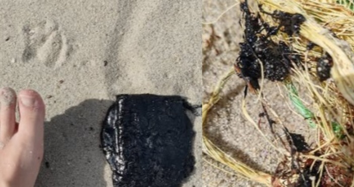 Мазут се появи и на плаж Черноморец край Варна Това става