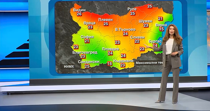 Мая Иванова Кадри Нова ТВПрез нощта дъждовете в западните райони