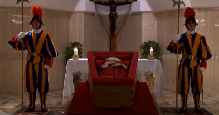 Папа Франциск който почина на 21 април на 88 годишна възраст