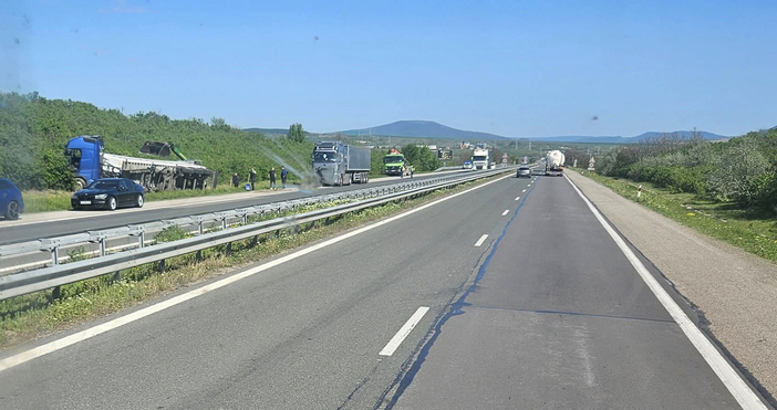 Временно движението по АМ Хемус в района на Енево при