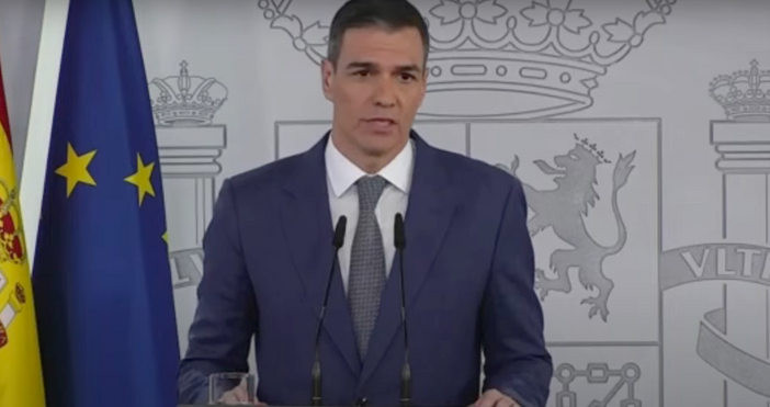 Премиерът на Испания Педро Санчес заяви че на този етап