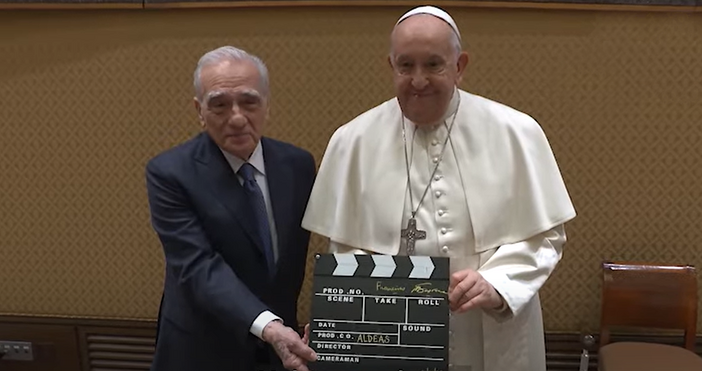 Мартин Скорсезе продуцира документален филм заснет заедно с папа Франциск