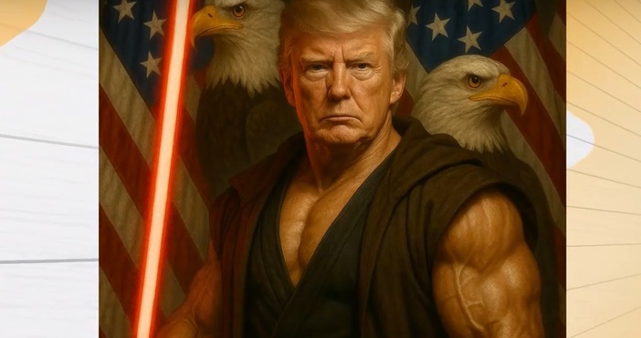 В неделя Белия дом публикува снимка на президента Доналд Тръмп