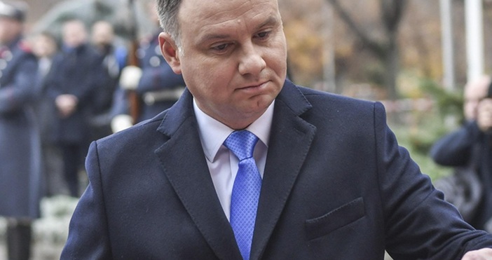 Президентът на Полша Анджей Дуда пристига в сряда на официално