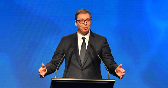 Самолетът на сръбския президент Александър Вучич вероятно е прелетял над