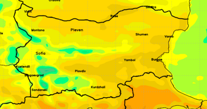 През нощта срещу петък на много места над Северна Централна