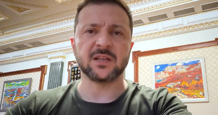 Президентът на Украйна Володимир Зеленски е получил доклад от главнокомандващия