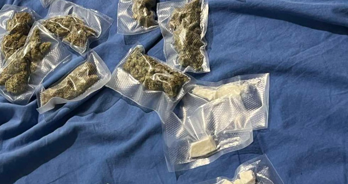 Снимки МВРСлужители на Осмо РУ задържаха 34 годишен мъж разпространяващ наркотици