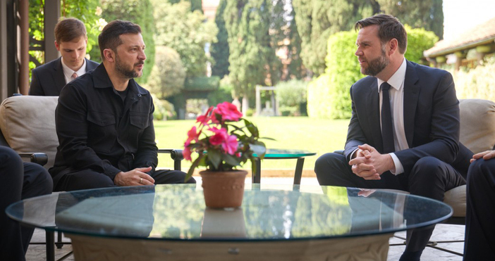 Президентът на Украйна Володимир Зеленски се срещна с вицепрезидента на