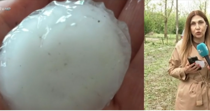 Частично бедствено положение заради градушка е обявено в три новозагорски