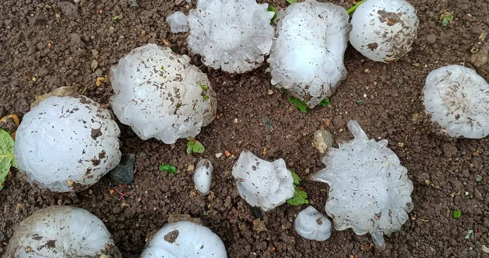 За преживения ужас от тежката градушка ударила на 24 май