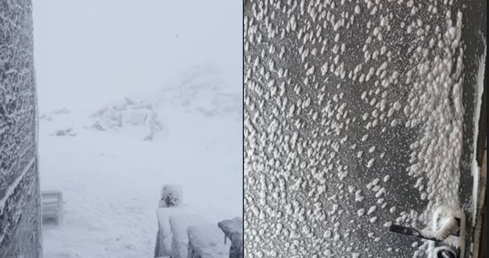 Сняг продължава да трупа на Витоша Това става ясно от