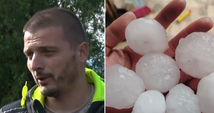 В района на Нова Загора кошмарна градушка унищожи не само