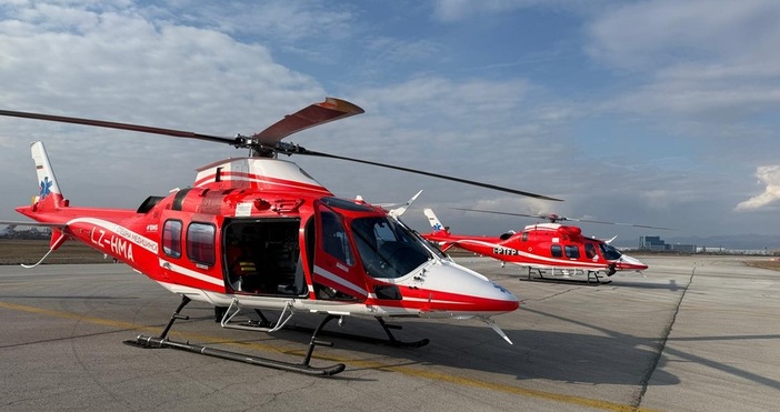 Вторият хеликоптер на HEMS вече изпълнява дежурства на летище Бършен  Хеликоптерът