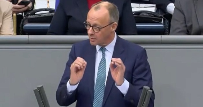 стоп кадър ЮтубНовият германски канцлер Фридрих Мерц ще се срещне