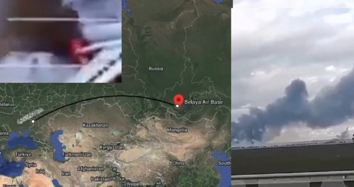 Дръзка украинска атака с дрон срещу множество авиобази в Русия